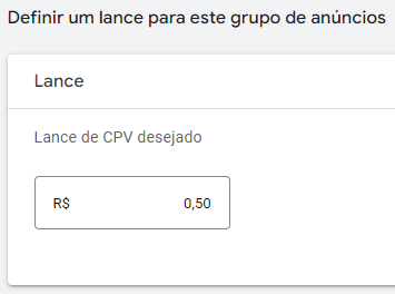 google ads stream criação anúncio cpv