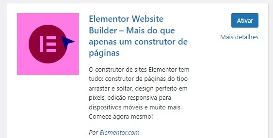 instalar plugin elementor