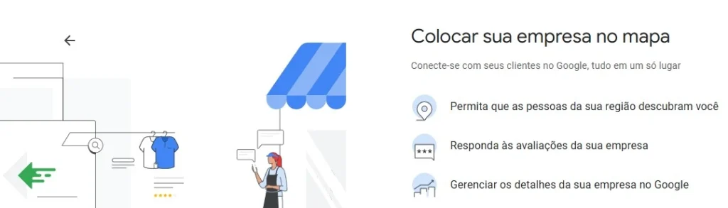 google meu negócio mapa