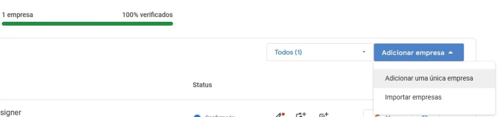 google meu negócio adicionar empresas