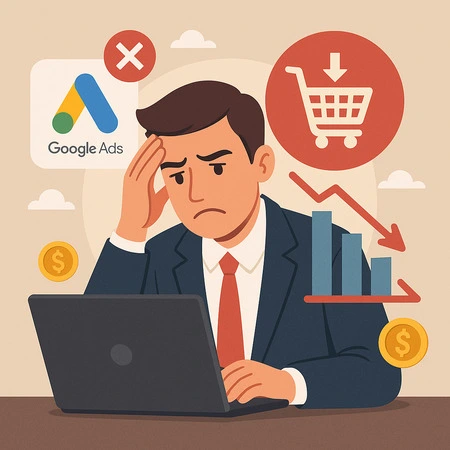 muitos cliques e poucas vendas no google ads